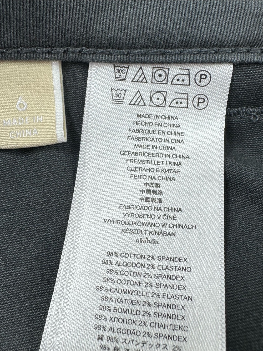 Michael Kors Womens Gray Moto Design Pants Size 6 Ankle Zippers Stretch Cotton - Picture 5 of 9